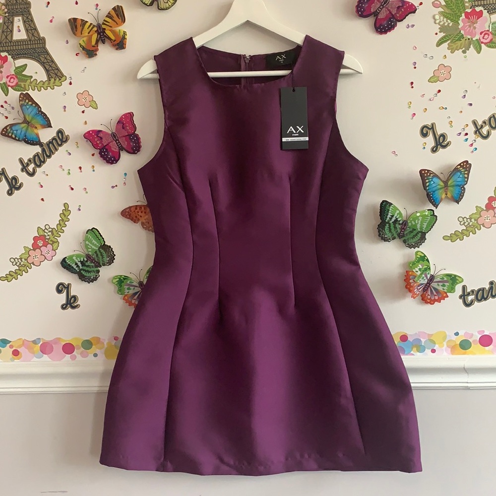 👗AX PARIS 👗eggplant color dress 👗
